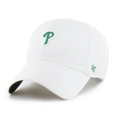 Philadelphia Phillies Elevated Greens Clean Up Adjustable Hat White | 47 brand