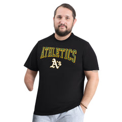 Athletics G-III Sports by Carl Banks Adaptive Classic Team Spirit T-Shirt Black
