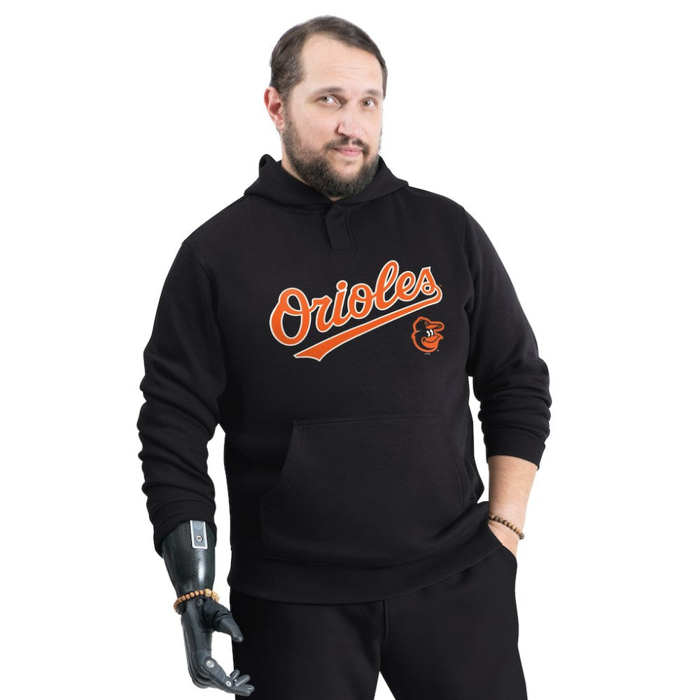 Baltimore Orioles G-III Sports by Carl Banks Adaptive Lockup Fleece Hoodie Black