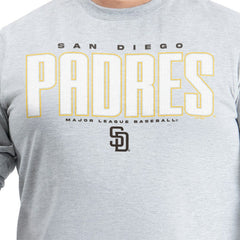 San Diego Padres G-III Sports by Carl Banks Adaptive Long Sleeve T-Shirt Gray