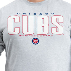 Chicago Cubs G-III Sports by Carl Banks Adaptive Long Sleeve T-Shirt Gray