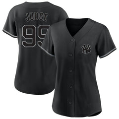 Aaron Judge New York Yankees Profile Women's Plus Size Player Name & Number Fashion Jersey Black