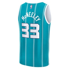 Liam McNeeley Charlotte Hornets Fast Break Replica Jersey - Teal - Icon Edition