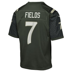 Justin Fields New York Jets Youth 2025 Rivalries Collection Game Jersey - Gotham Green