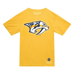 Nashville Predators Mitchell & Ness Heritage T-Shirt Gold