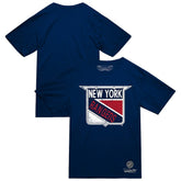 New York Rangers Mitchell & Ness Heritage T-Shirt Navy