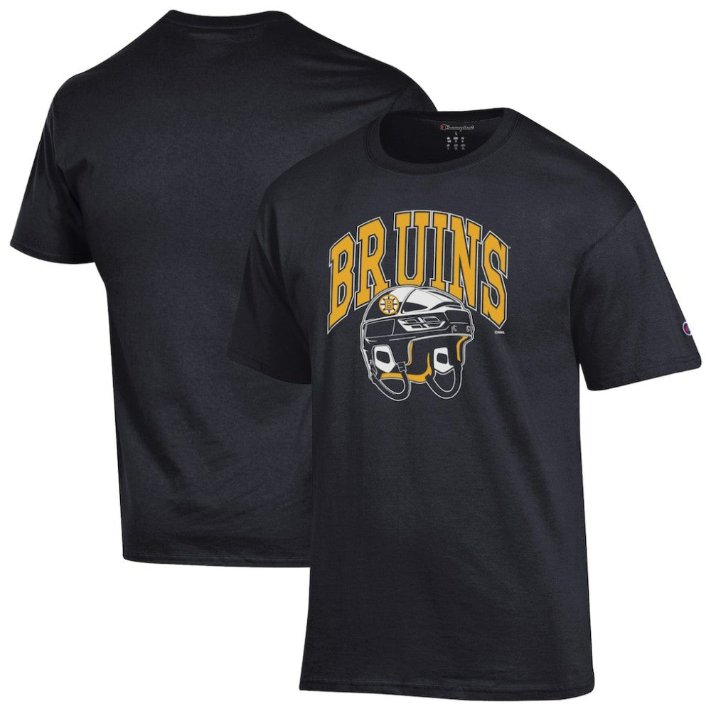 Boston Bruins Champion Helmet T-Shirt Black