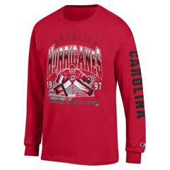 Carolina Hurricanes Champion Long Sleeve Jersey T-Shirt Red