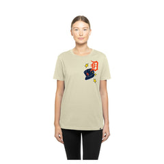 Detroit Tigers Women's Stars & Cap T-Shirt Cream | New Era