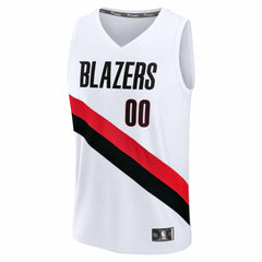 Portland Trail Blazers Fast Break Replica Custom Jersey - Association Edition - White