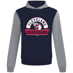 Cleveland Guardians Levelwear Throwback Ultimate Banner Arch Hoodie Navy