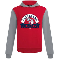 Cleveland Guardians Levelwear Throwback Ultimate Banner Arch Hoodie Red