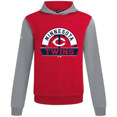 Minnesota Twins Levelwear Throwback Ultimate Banner Arch Hoodie Red