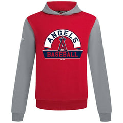 Los Angeles Angels Levelwear Throwback Ultimate Banner Arch Hoodie Red