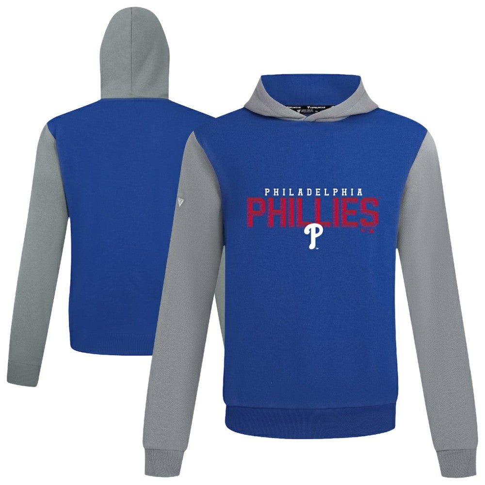 Philadelphia Phillies Levelwear Throwback Carve Ultimate Hoodie Royal