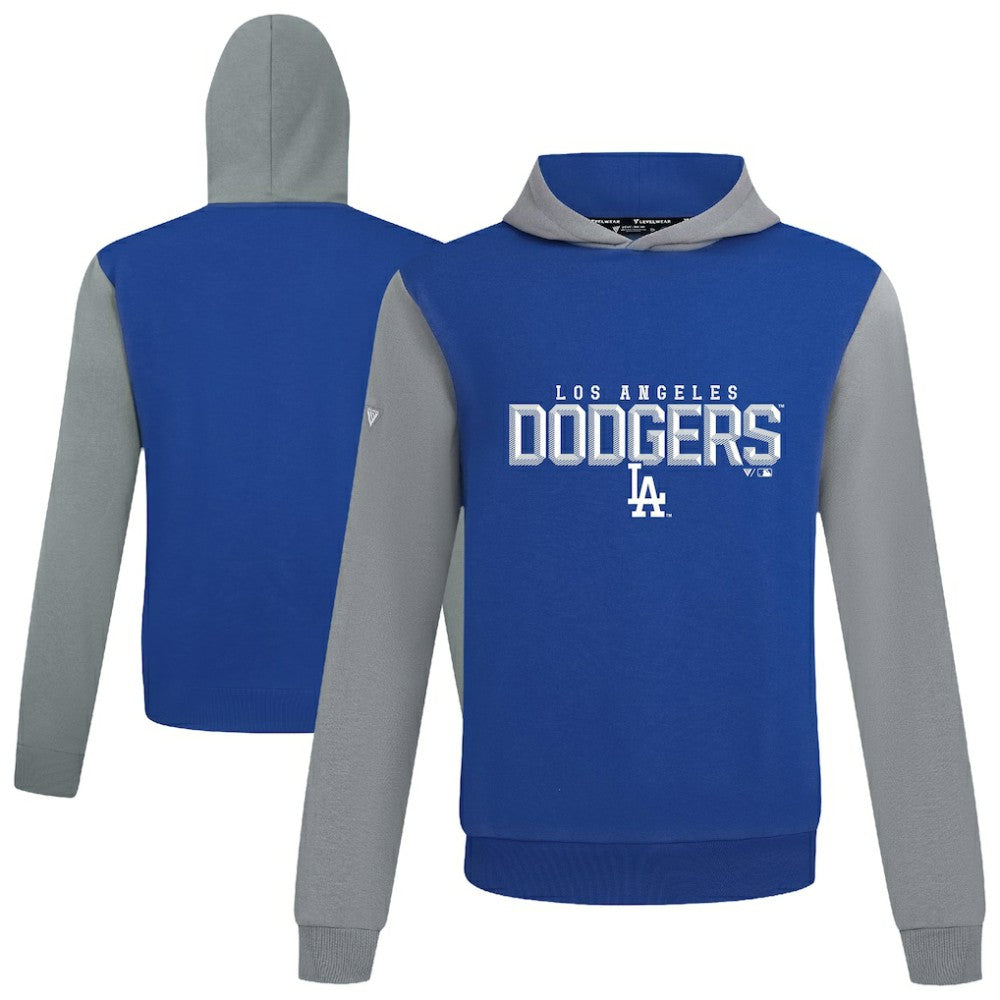 Los Angeles Dodgers Levelwear Throwback Carve Ultimate Hoodie Royal