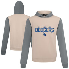 Los Angeles Dodgers Levelwear Throwback Carve Ultimate Hoodie Sand