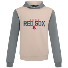 Boston Red Sox Levelwear Throwback Carve Ultimate Hoodie Sand