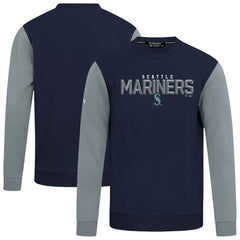 Seattle Mariners Levelwear Throwback Ultimate Carve Sweatshirt College Navy