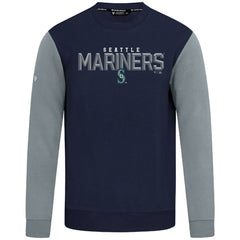 Seattle Mariners Levelwear Throwback Ultimate Carve Sweatshirt College Navy