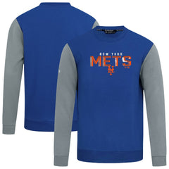 New York Mets Levelwear Throwback Ultimate Carve Sweatshirt Royal