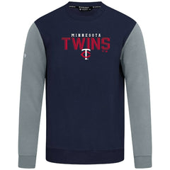 Minnesota Twins Levelwear Throwback Ultimate Carve Sweatshirt Navy