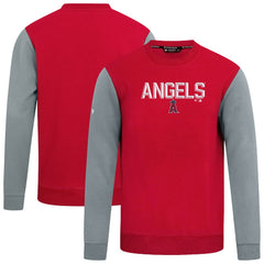 Los Angeles Angels Levelwear Throwback Ultimate Carve Sweatshirt Red