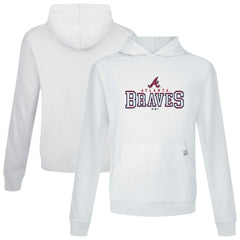 Atlanta Braves Levelwear Relay Journey Pullover Hoodie White