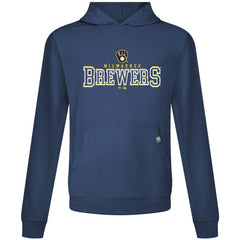 Milwaukee Brewers Levelwear Relay Journey Pullover Hoodie Navy