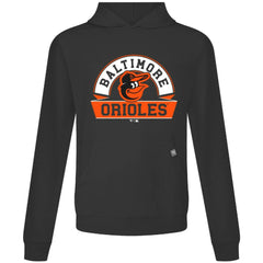 Baltimore Orioles Levelwear Relay Banner Arch Pullover Hoodie Black