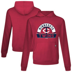 Minnesota Twins Levelwear Relay Banner Arch Pullover Hoodie Red