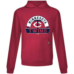Minnesota Twins Levelwear Relay Banner Arch Pullover Hoodie Red