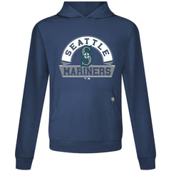 Seattle Mariners Levelwear Relay Banner Arch Pullover Hoodie Navy