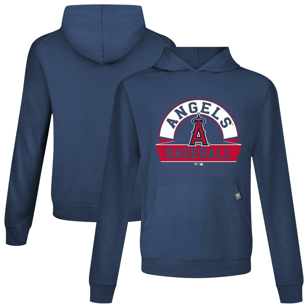 Los Angeles Angels Levelwear Relay Banner Arch Pullover Hoodie Navy