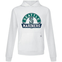 Seattle Mariners Levelwear Relay Banner Arch Pullover Hoodie White