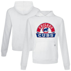 Chicago Cubs Levelwear Relay Banner Arch Pullover Hoodie White
