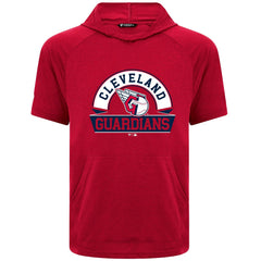 Cleveland Guardians Levelwear Phase Banner Arch Hoodie T-Shirt Red