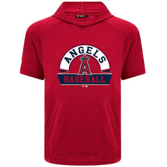 Los Angeles Angels Levelwear Phase Banner Arch Hoodie T-Shirt Red