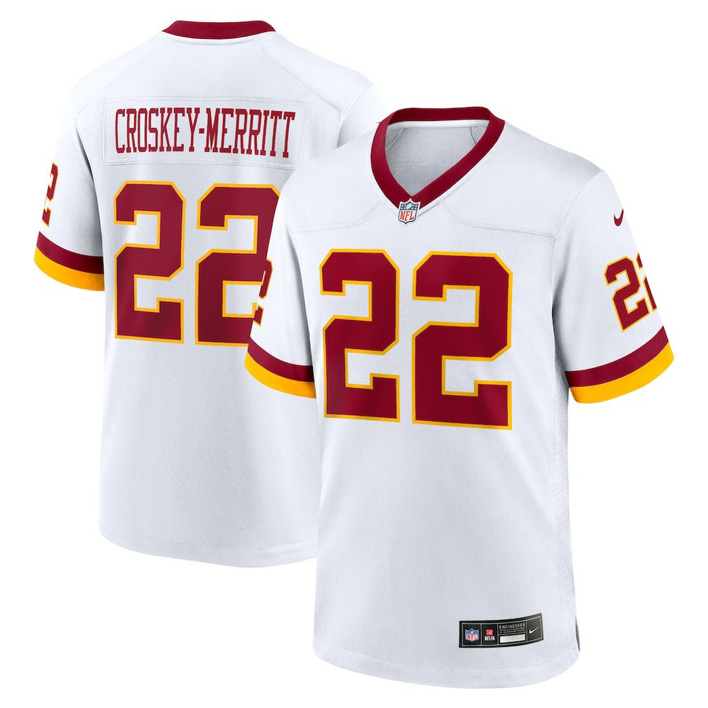 Jacory Croskey-Merritt Washington Commanders Game Super Bowl Era Jersey - White