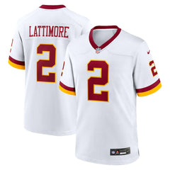 Marshon Lattimore Washington Commanders Game Super Bowl Era Jersey - White