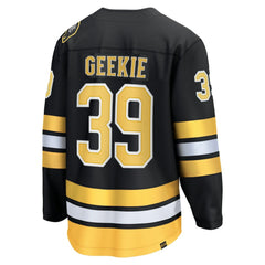 Morgan Geekie Boston Bruins Fanatics Home Breakaway Player Jersey Black