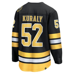 Sean Kuraly Boston Bruins Fanatics Home Breakaway Player Jersey Black