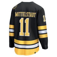 Casey Mittelstadt Boston Bruins Fanatics Home Breakaway Player Jersey Black