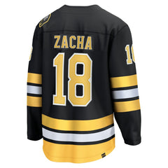 Pavel Zacha Boston Bruins Fanatics Home Breakaway Player Jersey Black