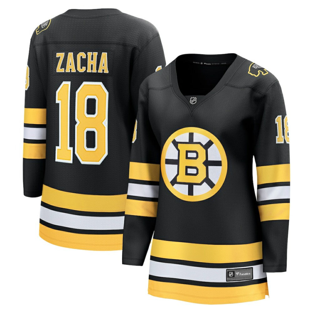 Pavel Zacha Boston Bruins Fanatics Women's Home Breakaway Player Jersey Black