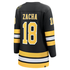 Pavel Zacha Boston Bruins Fanatics Women's Home Breakaway Player Jersey Black