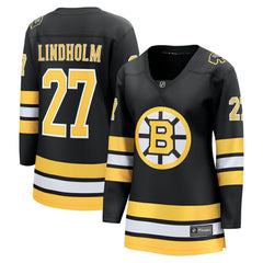 Hampus Lindholm Boston Bruins Fanatics Women's Home Breakaway Player Jersey Black