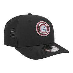 Atlanta Braves Circle 9SEVENTY Adjustable Hat Black | New Era