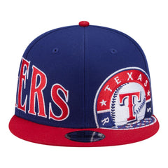 Texas Rangers Stretched Two-Tone 9FIFTY Adjustable Hat Royal/Red | New Era