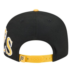 Pittsburgh Pirates Stretched Two-Tone 9FIFTY Adjustable Hat Black/Gold | New Era